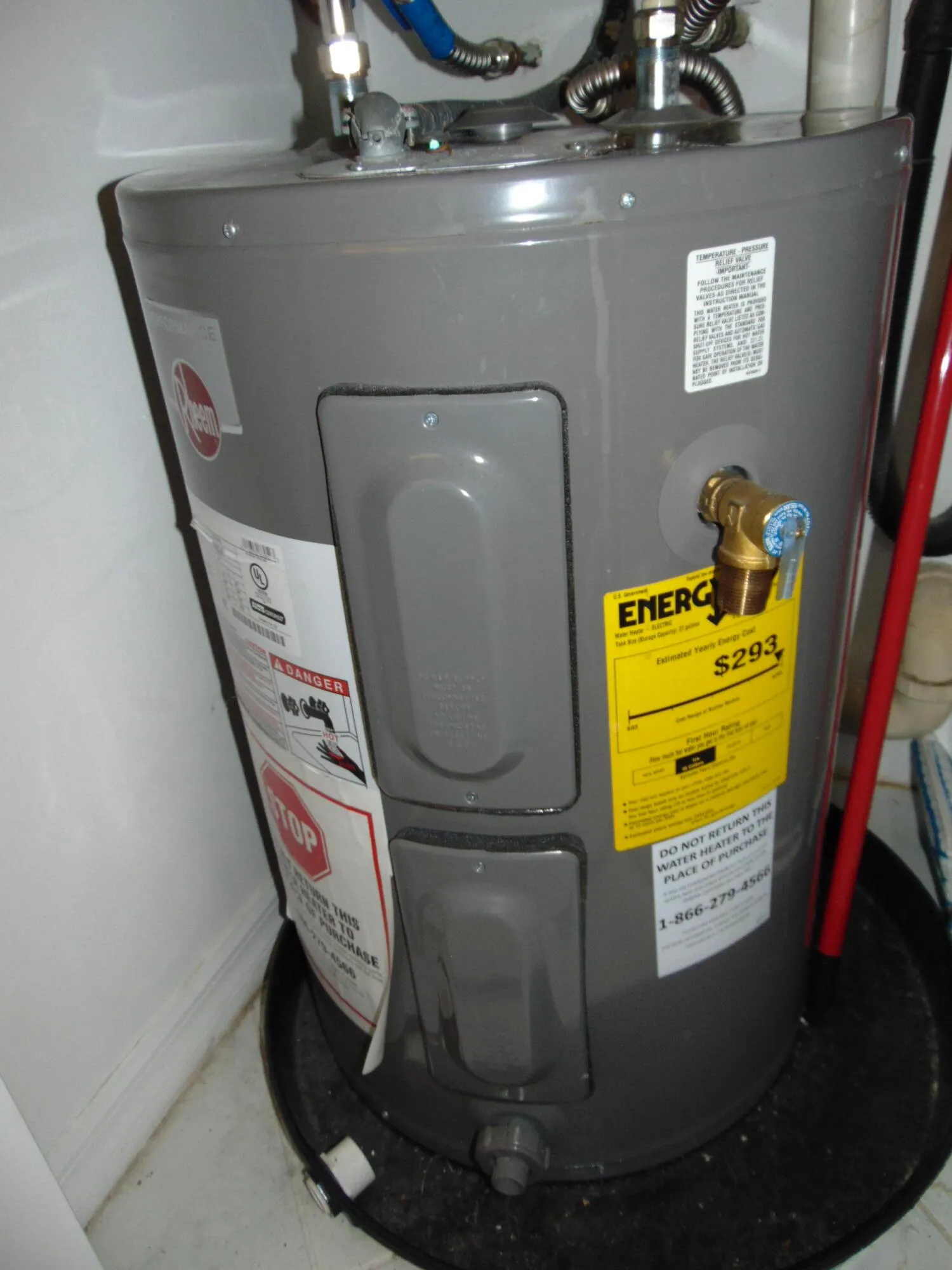WATER HEATER REPLACED