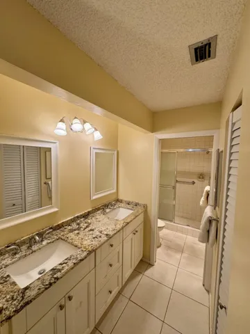 Double Vanities make getting ready easier.