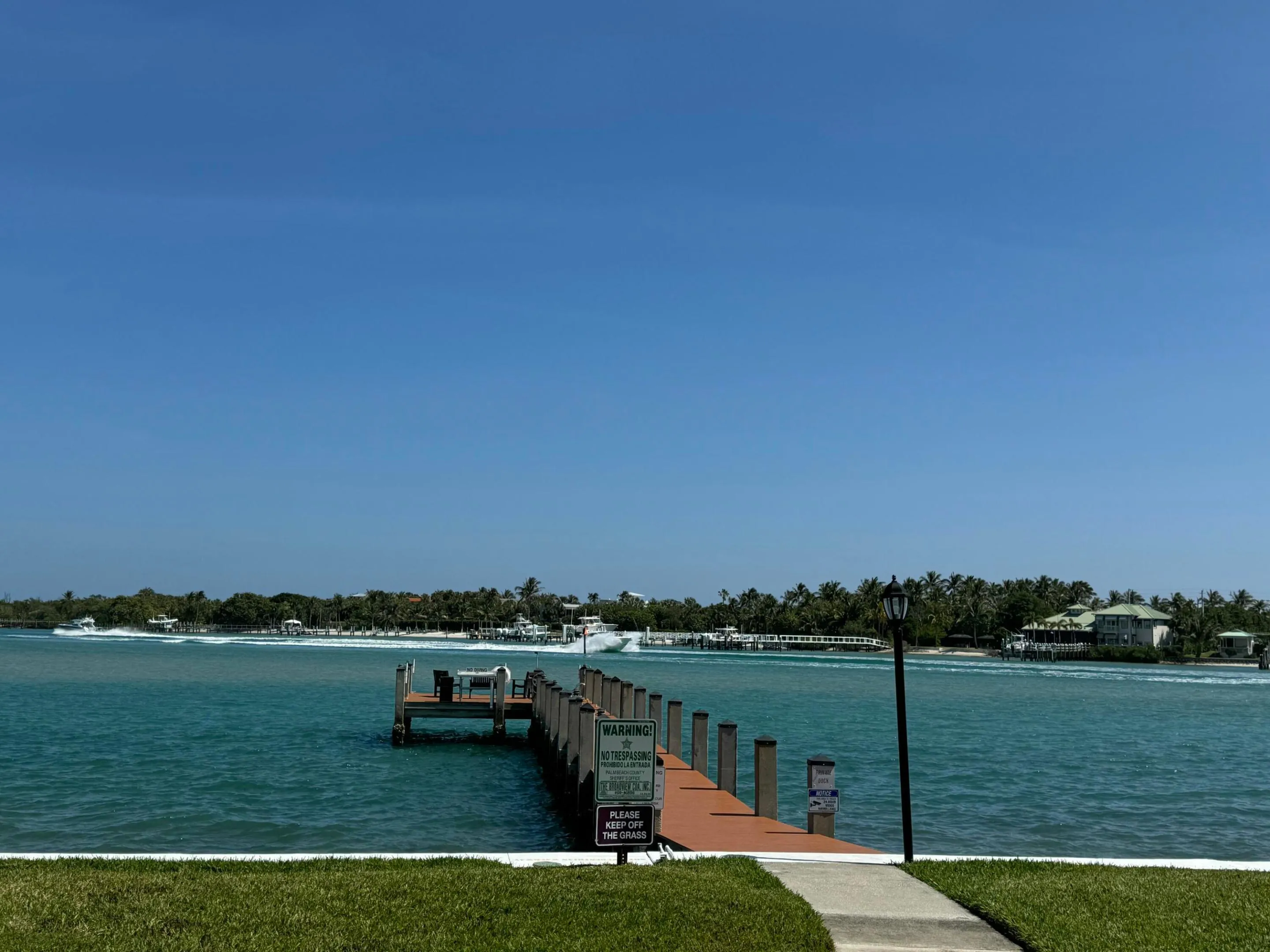 towards dock