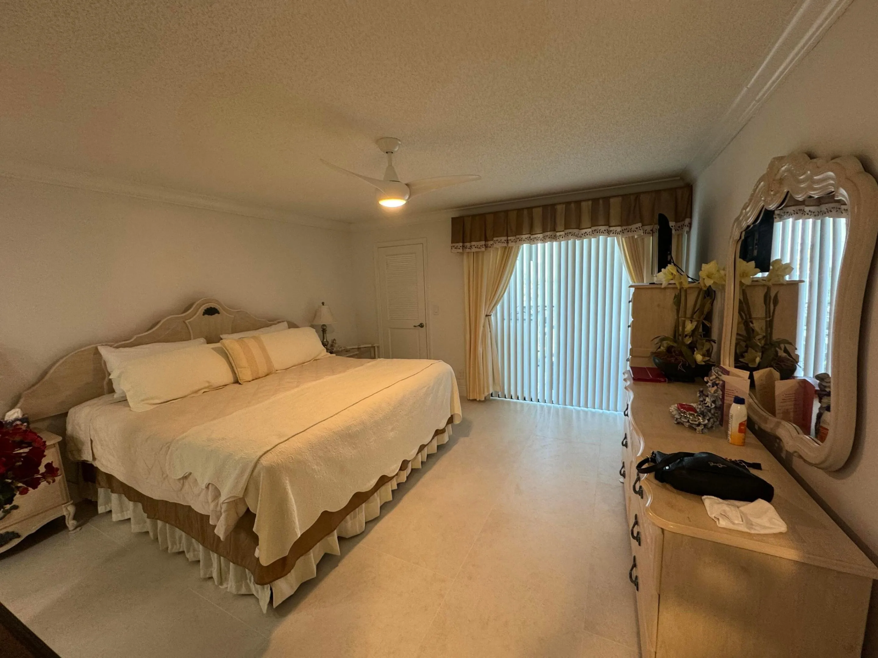 spacious master bedroom