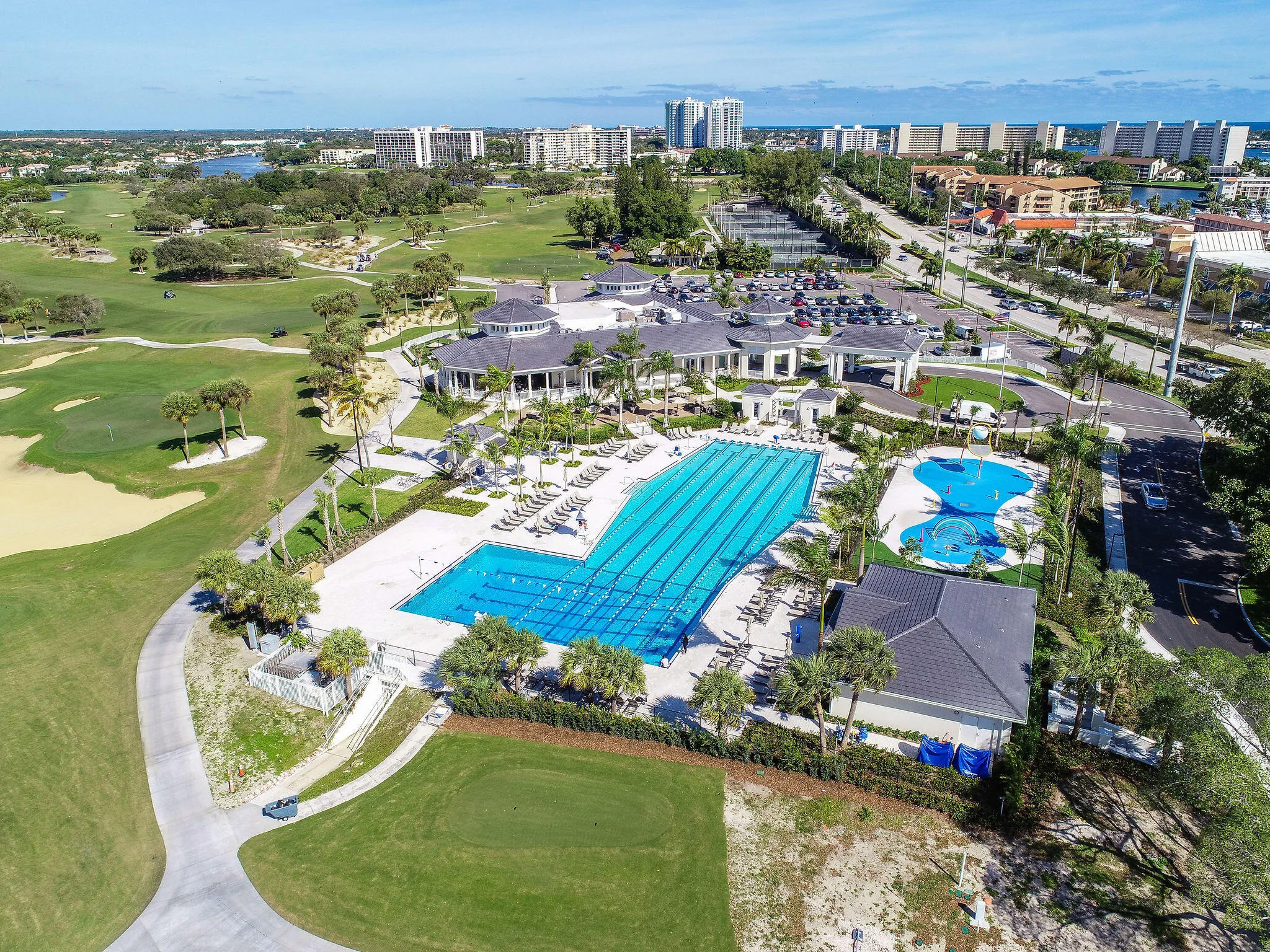 pools and country club