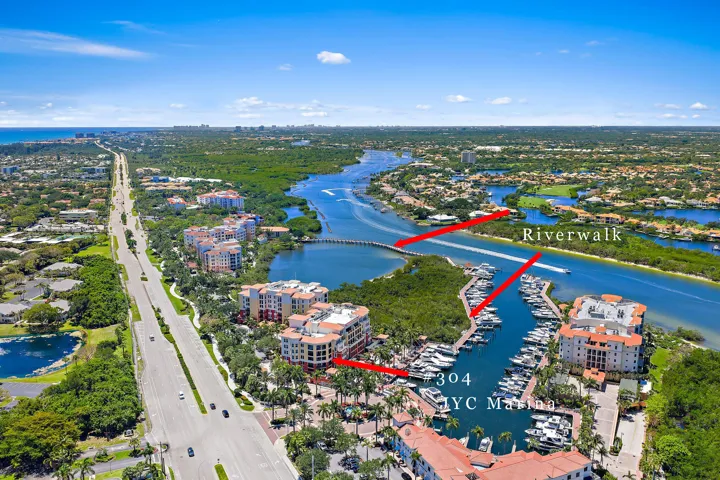 Enjoy strolls along the marina & Jupiter Riverwalk