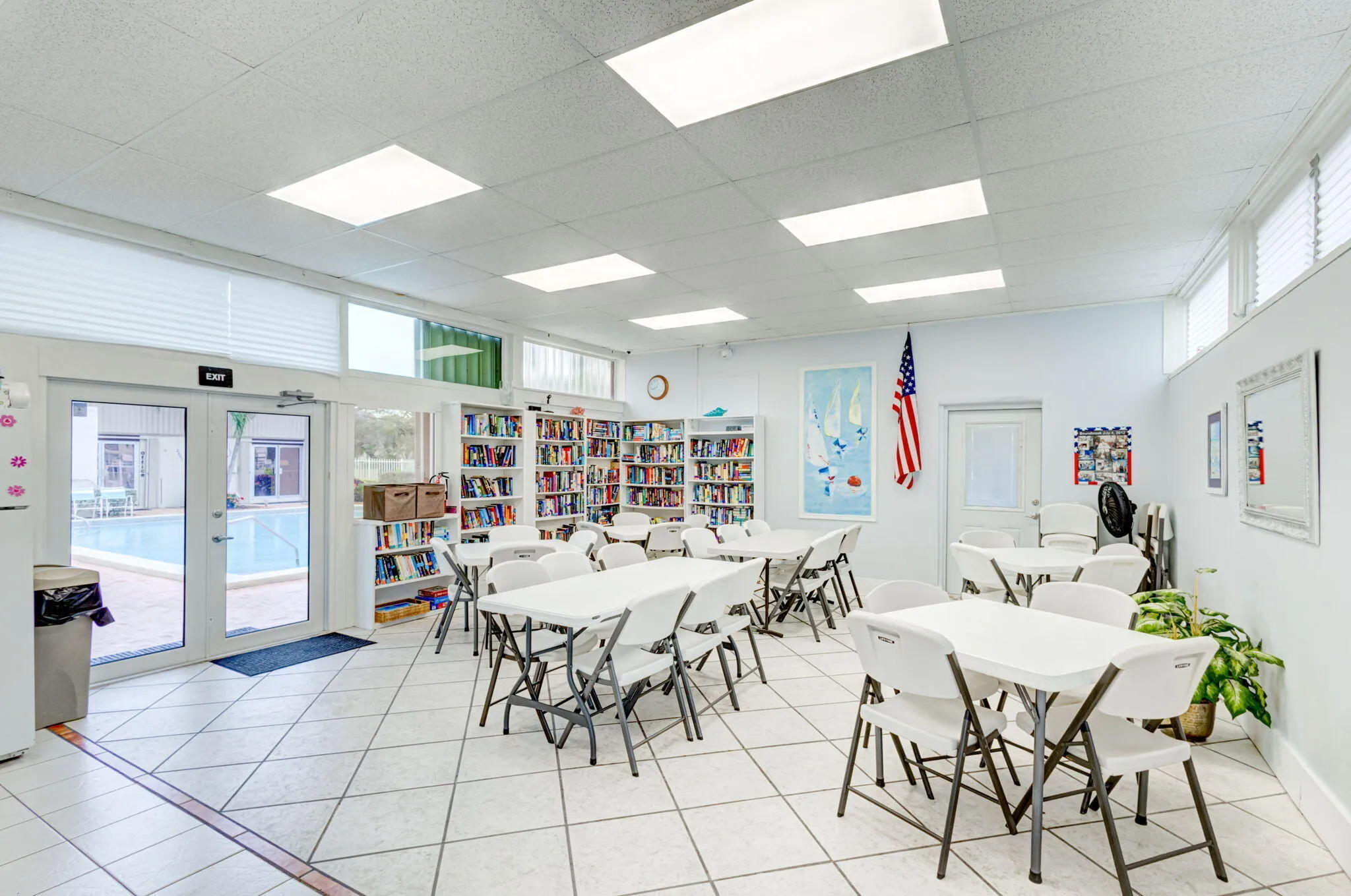 Community Room; management on-site