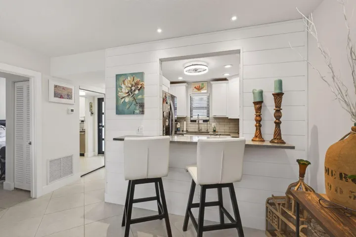 Opened up floor plan
