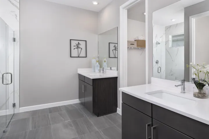Stock photos represent builder's floorplan
