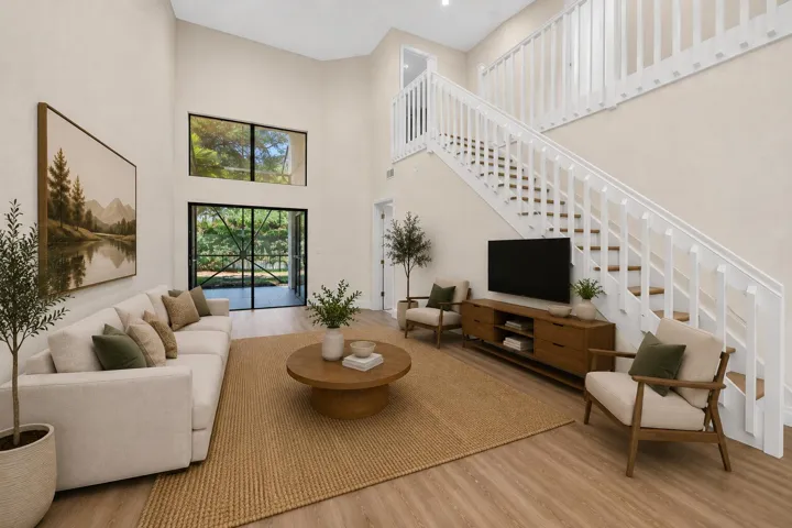 Living Room Virtually Staged