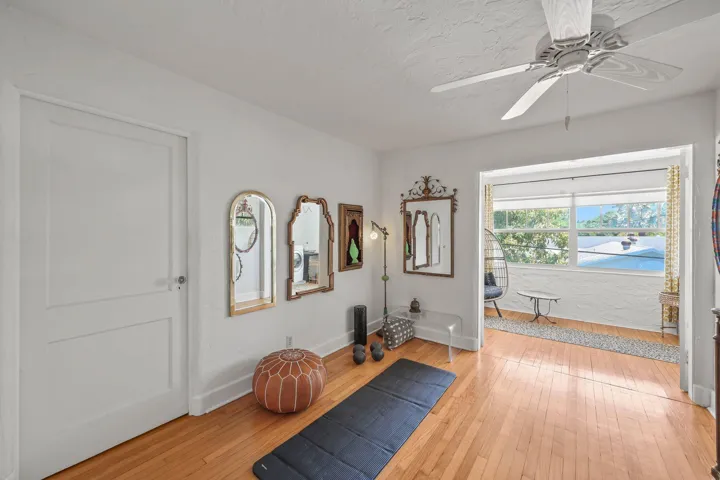 Additional living area or yoga room
