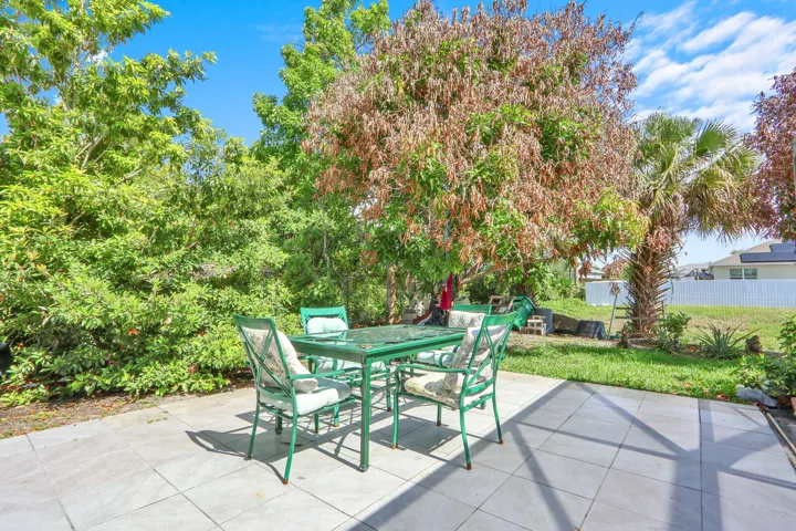 Garden area