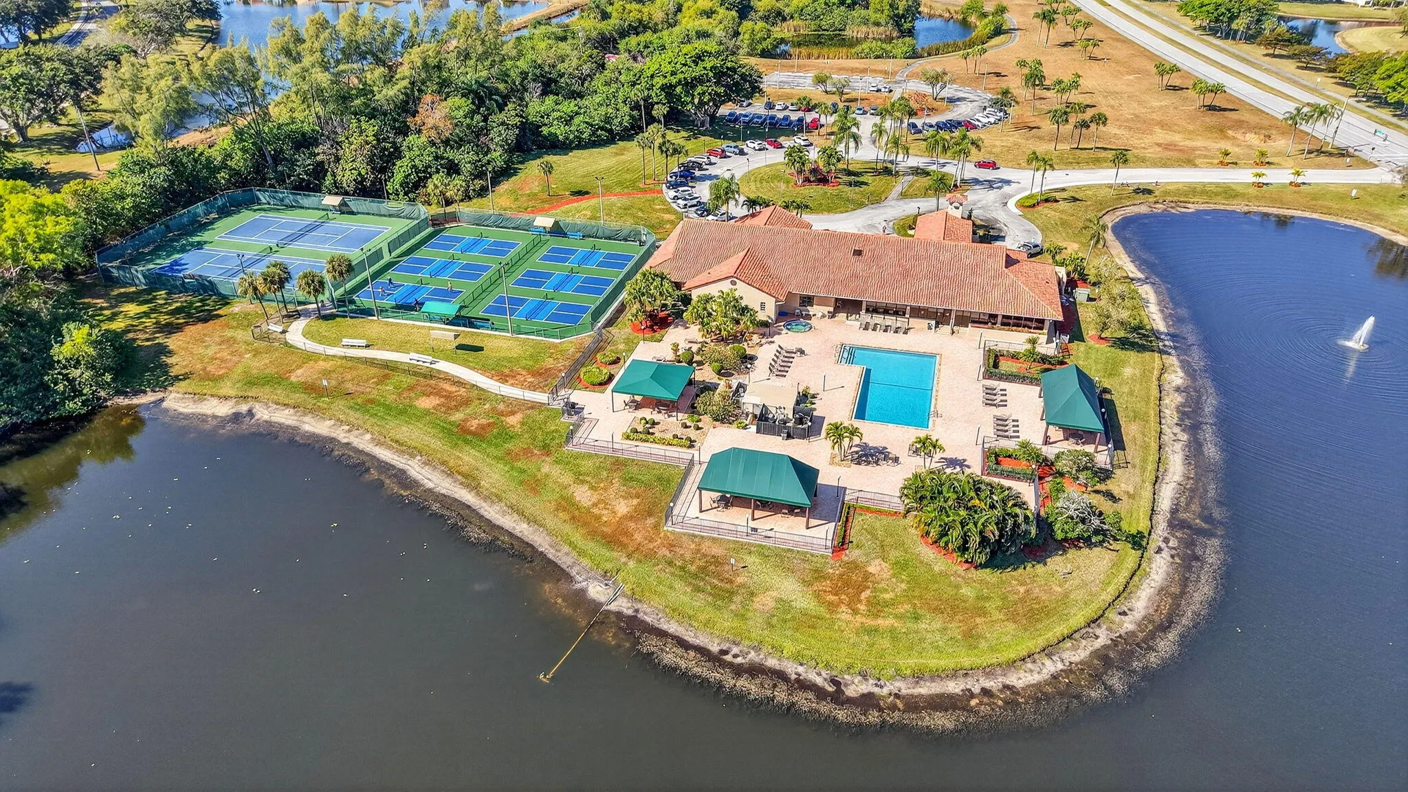 Community clubhouse provides a welcoming hub for recreation and activities.