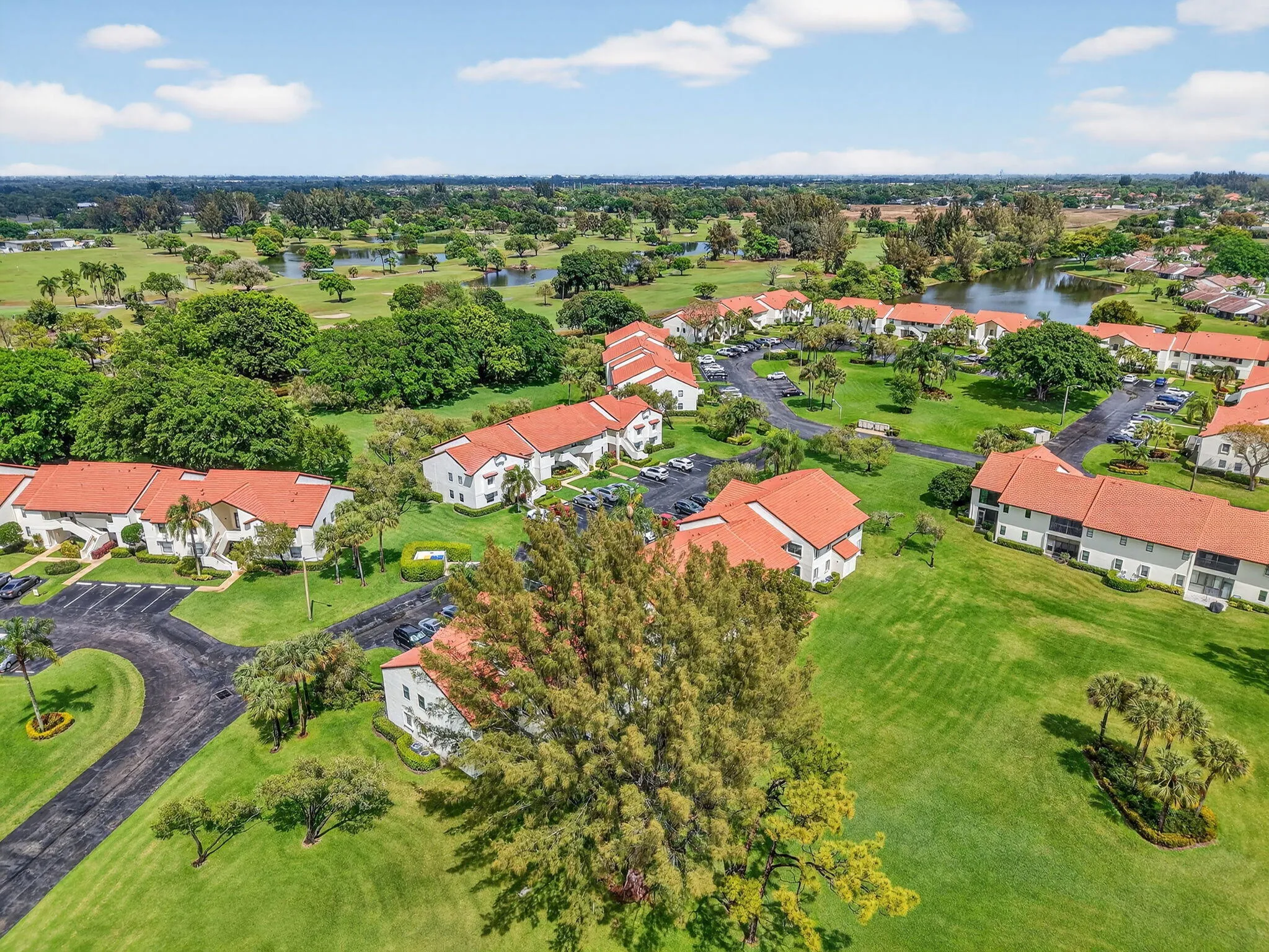 Take in expansive green space framed by mature trees and open views behind the home.