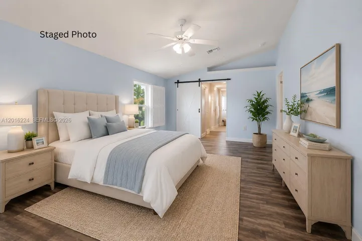 Staged Primary Bedroom