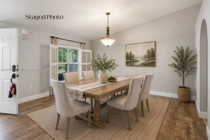Staged Dining Room