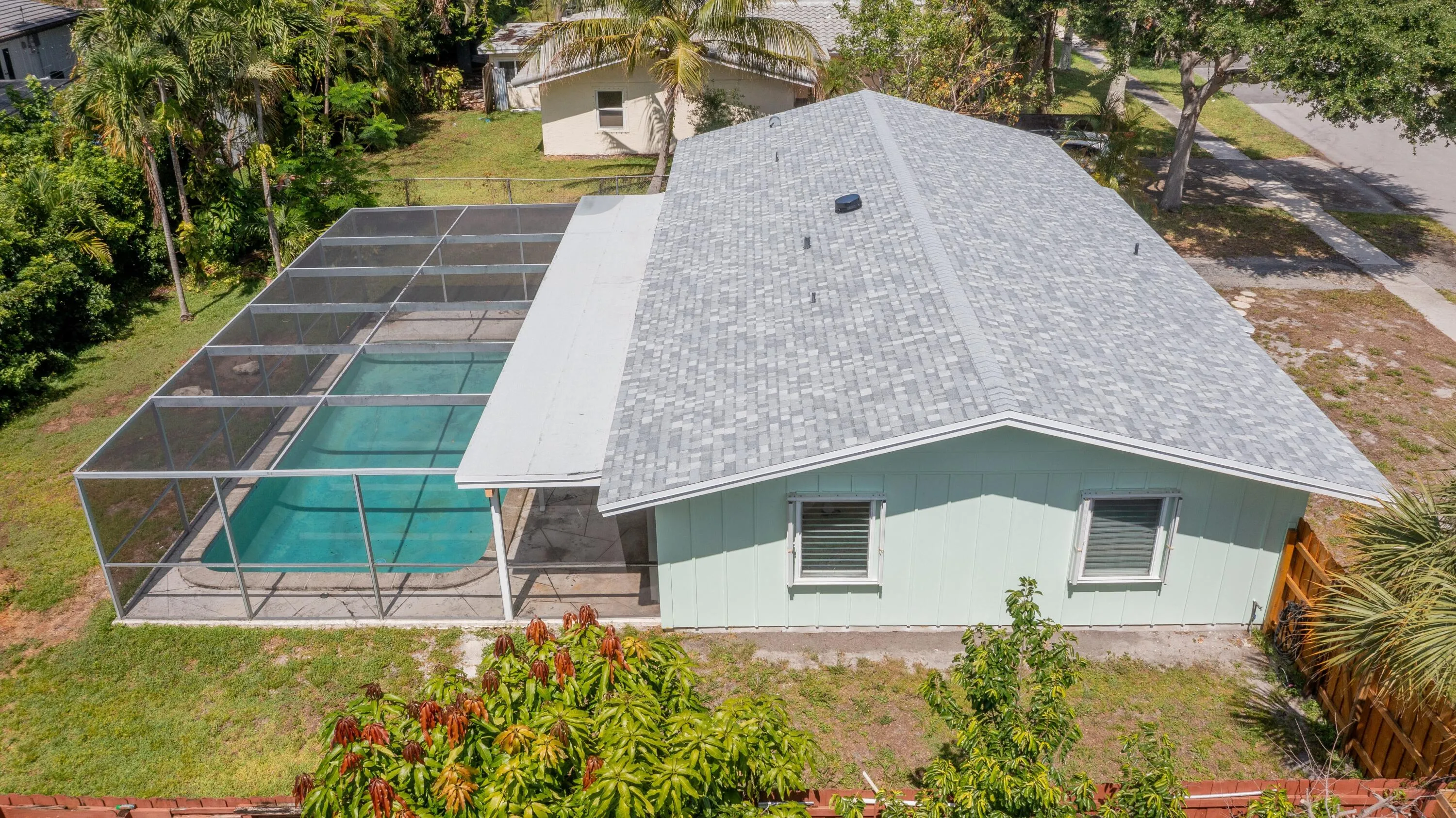 East side of Home Aerial