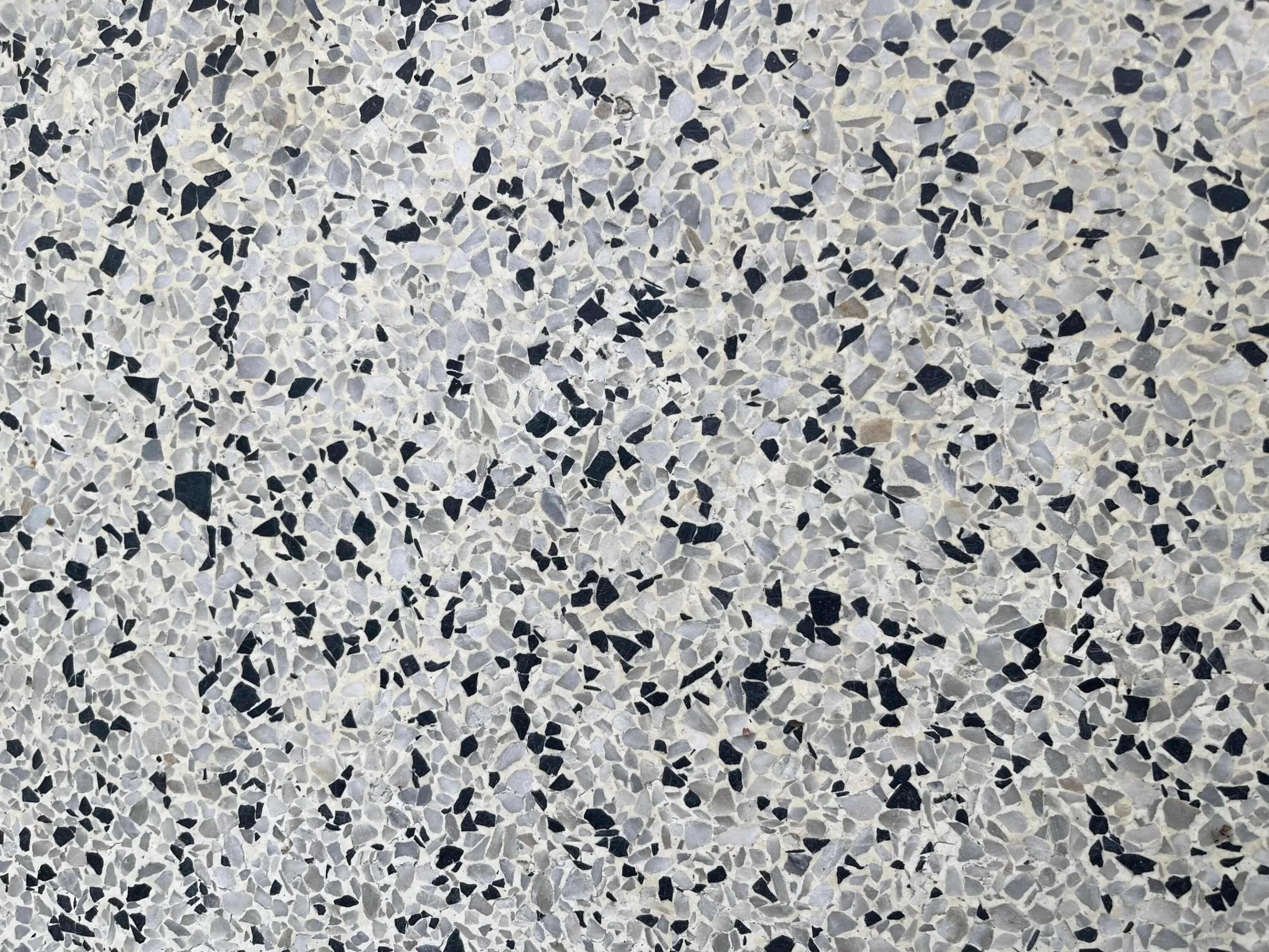 Original 1959 Terrazzo floors throughout home - unrestored detail sample