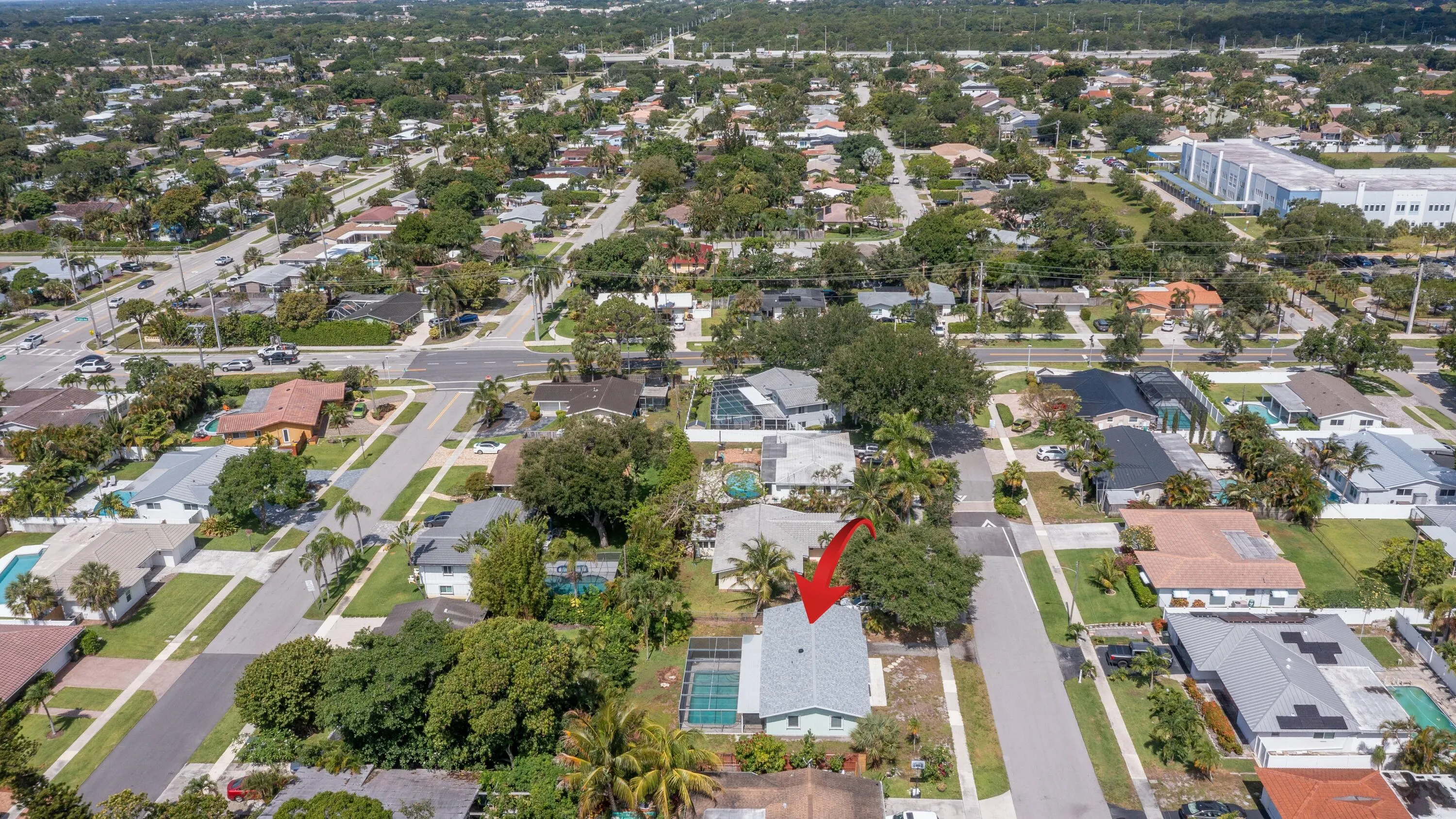 Aerial Looking to the West
