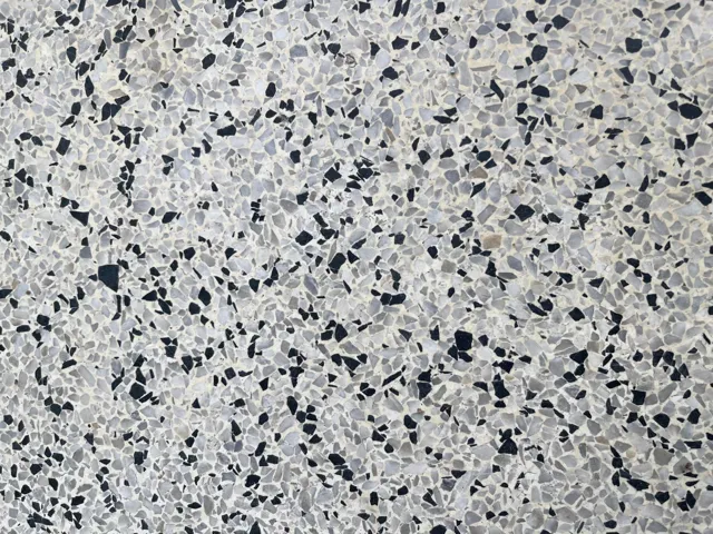 Original 1959 Terrazzo floors throughout home - unrestored detail sample