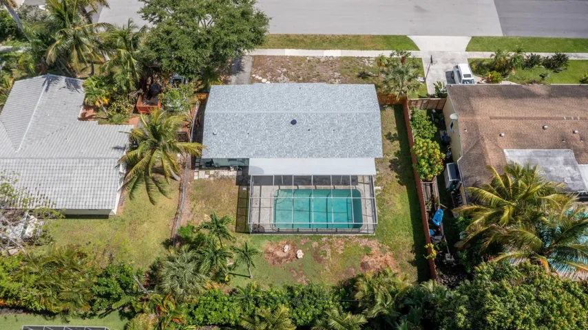 Aerial of Rear Yard