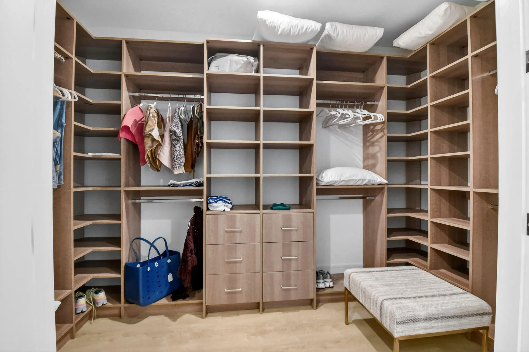 Master walk in closet