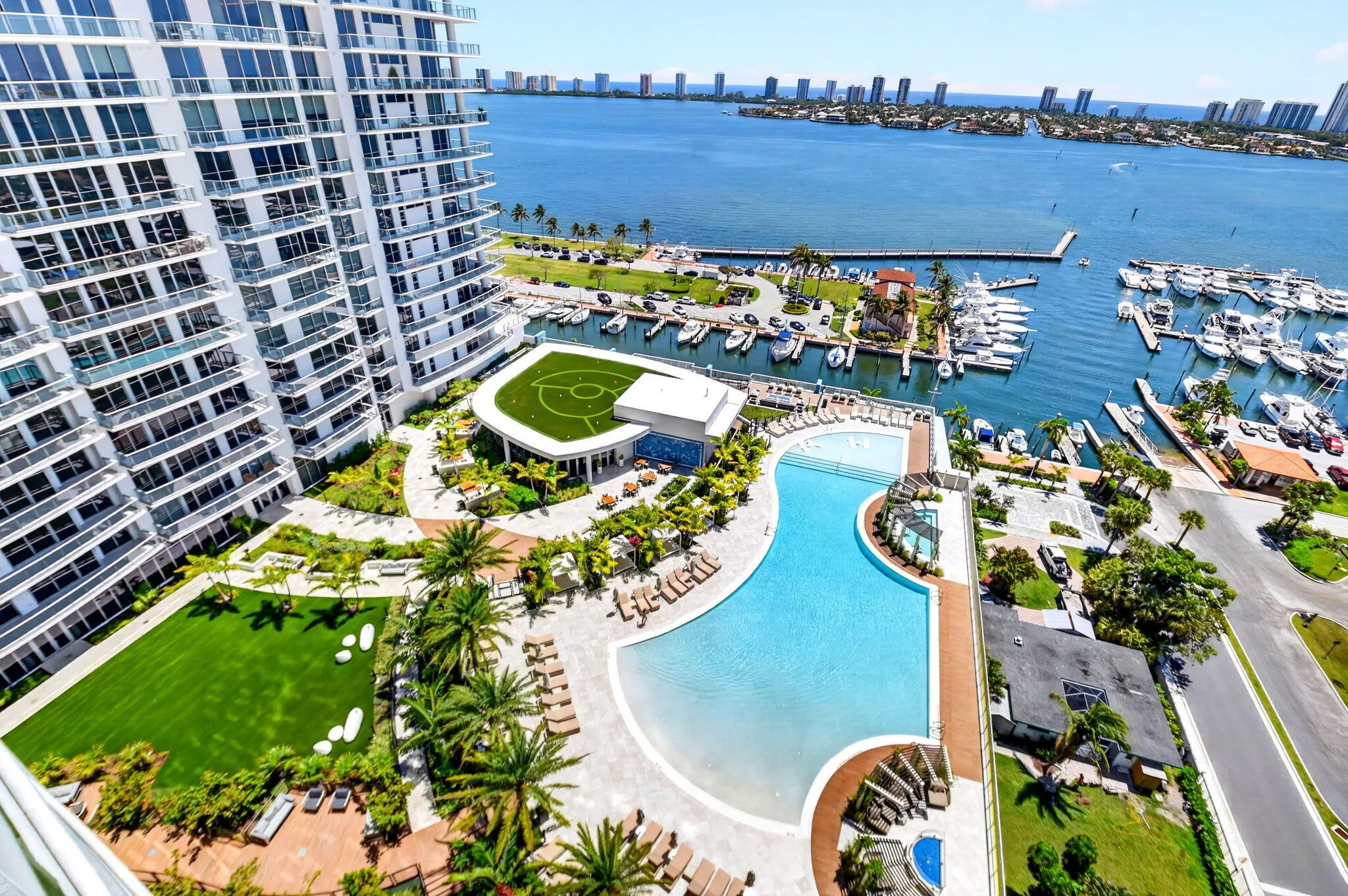 Balcony overlooking Intracoastal
