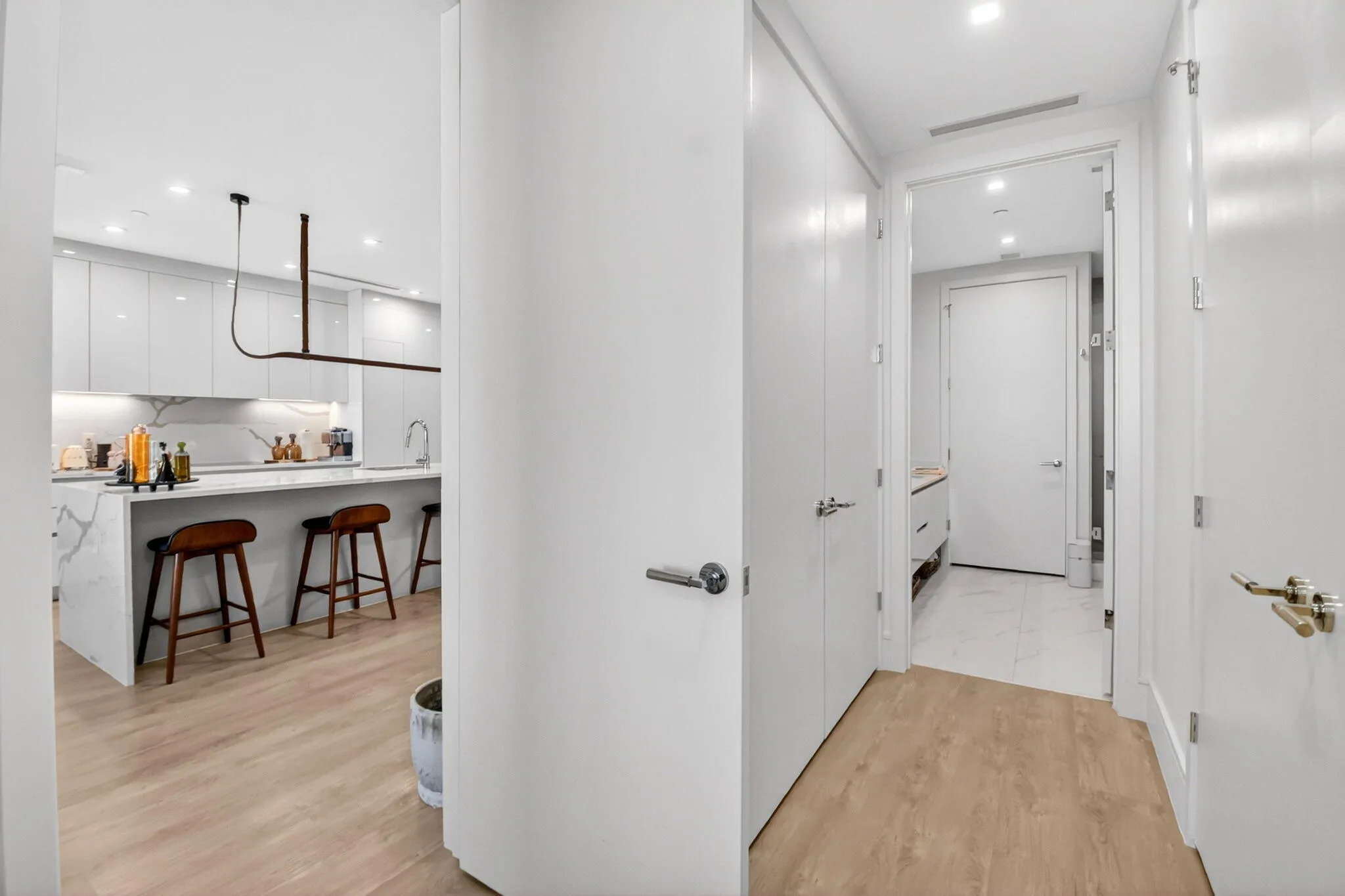 Master bedroom hallway