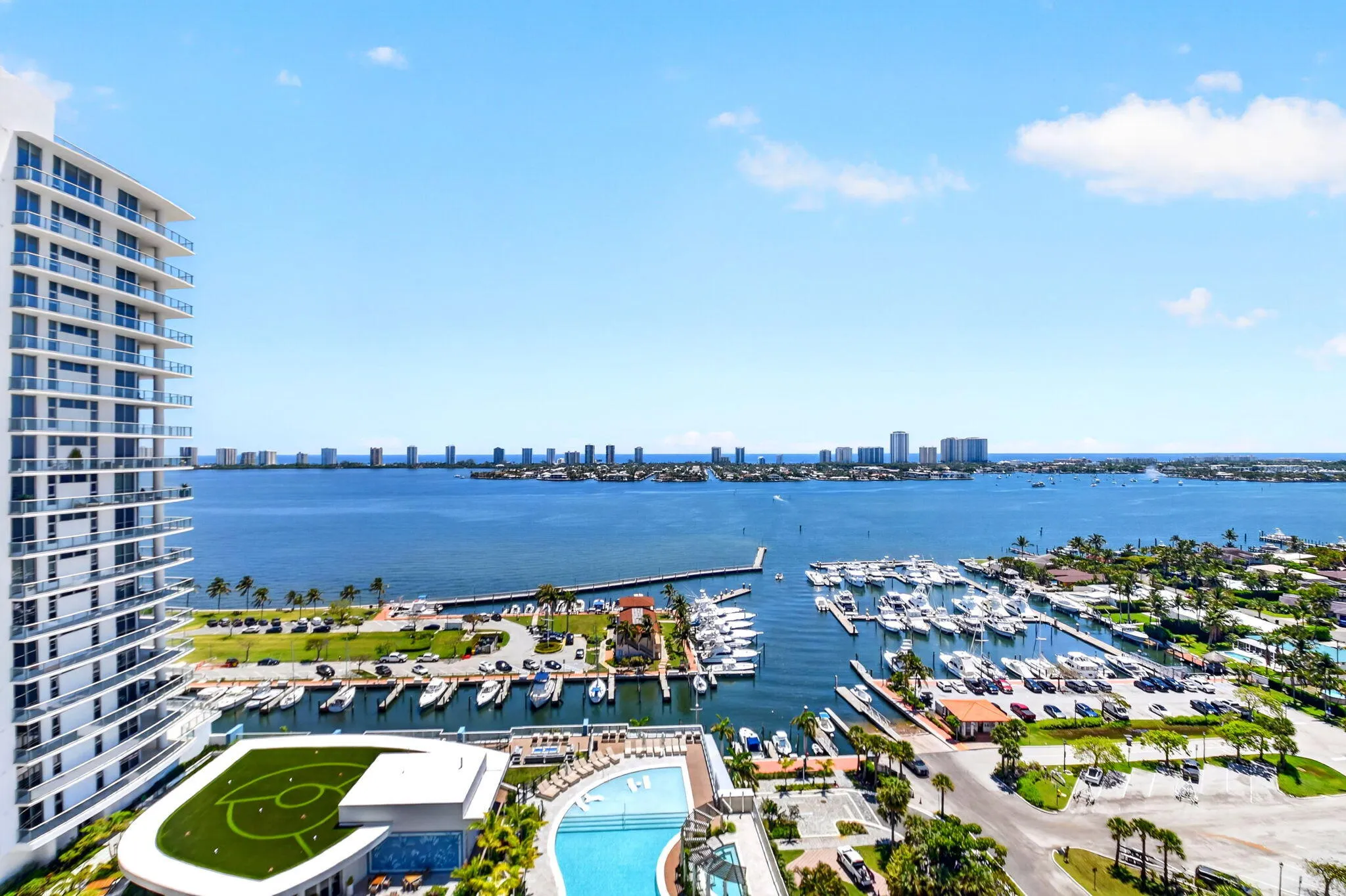 Balcony overlooking Intracoastal