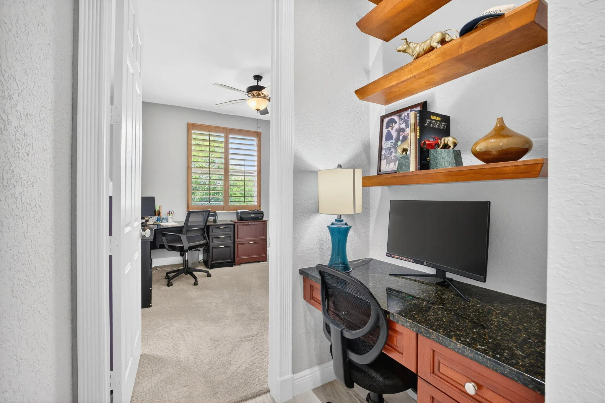 Custom Built In Desk