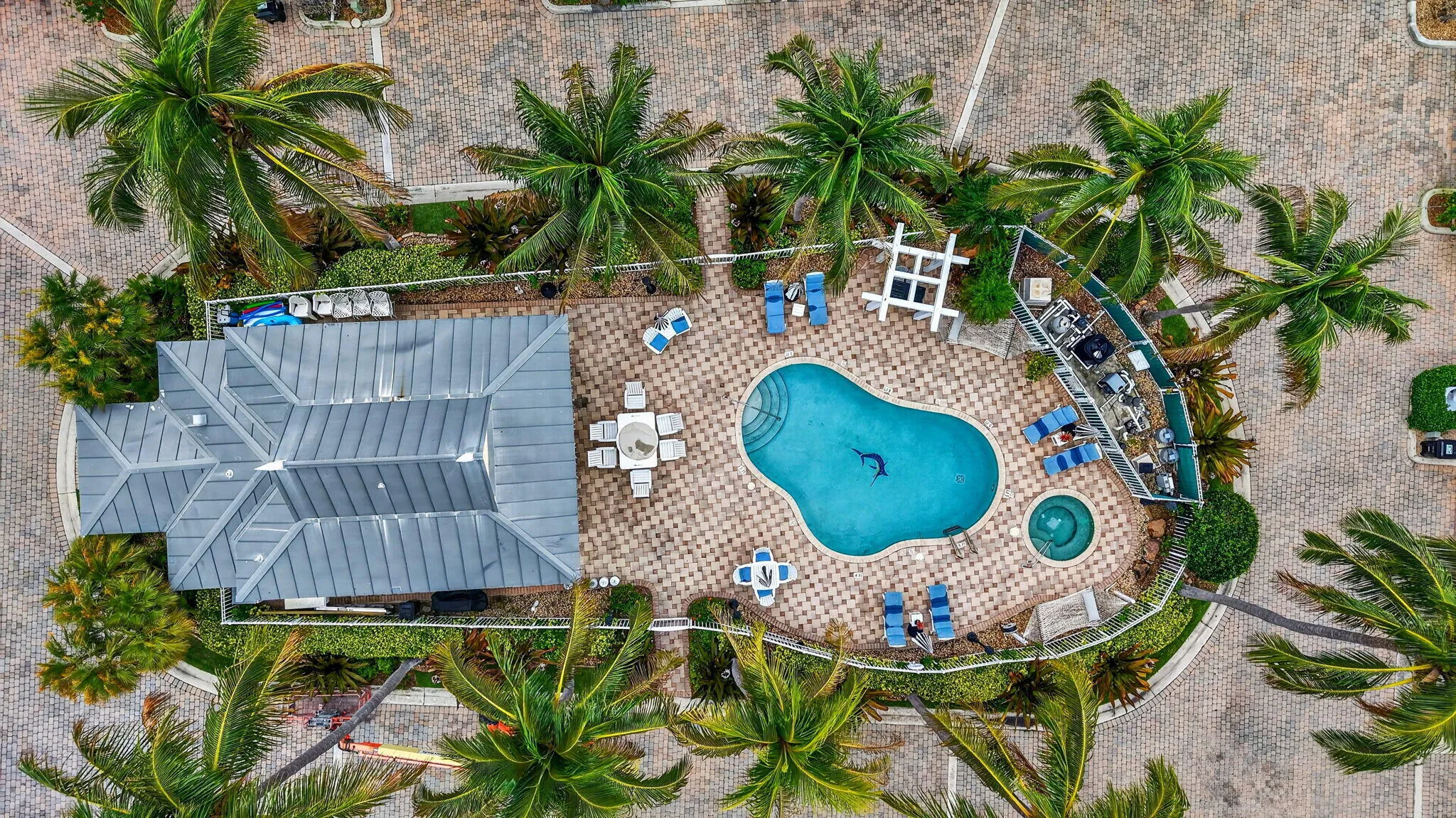 Aeriel View of Pool