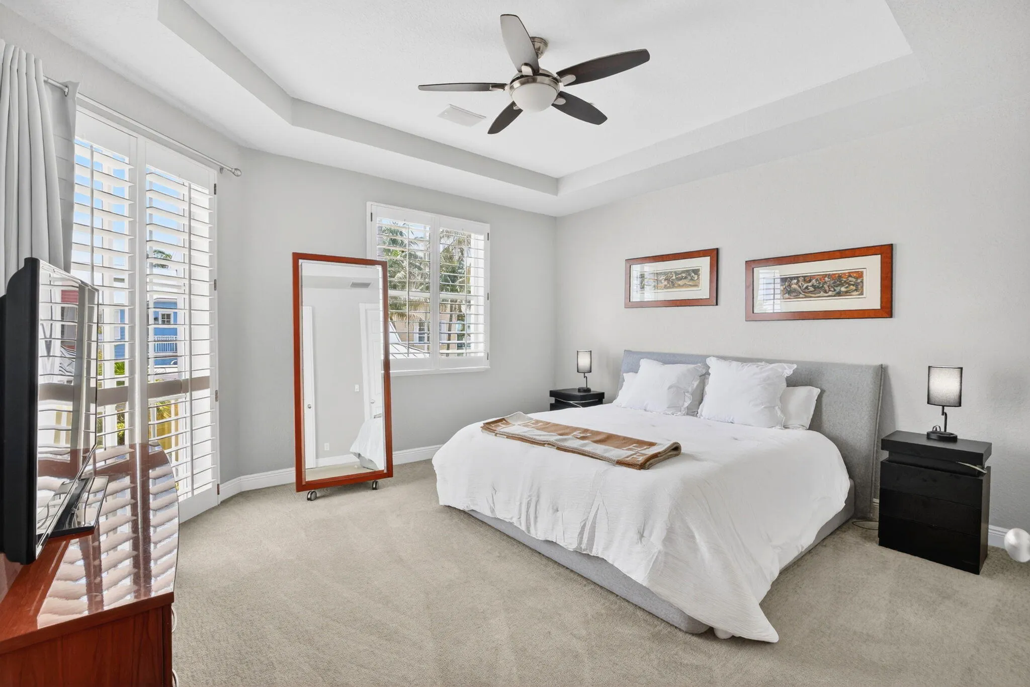 Primary Bedroom with Balcony