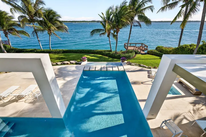 What a view from this upper guest bedroom