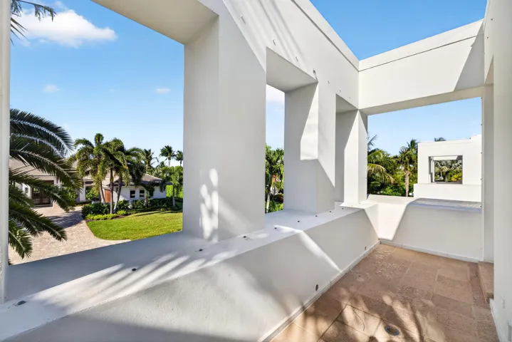 Front guest room balcony