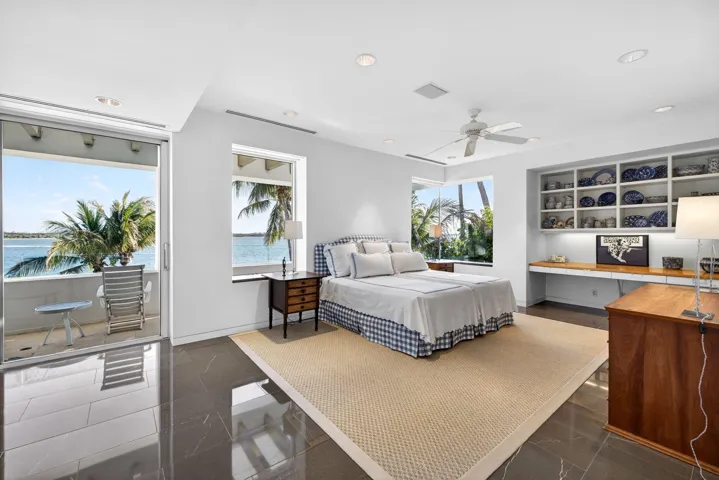 Second floor guest room with sitting area, balcony