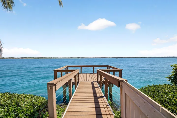 Drop in a line or catch the sunset from your private pier