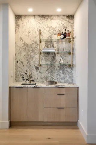 WET BAR WITH BRAZILIAN GRANITE