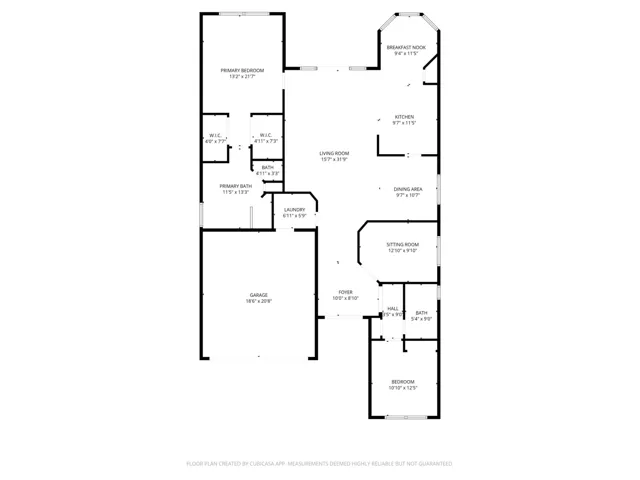 2D Floor Plan for 7196 Lorenzo Lane