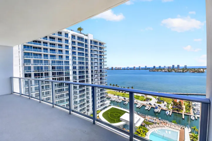 Waterfront balcony