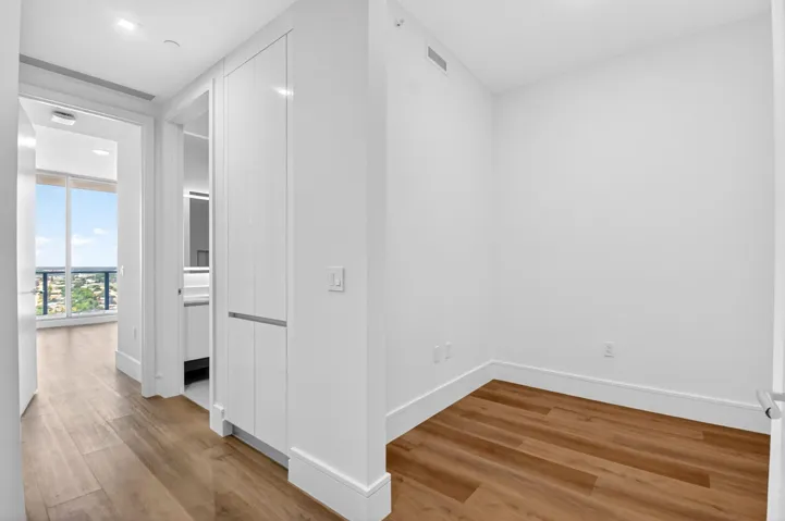 Den, second bathroom and second bedroom