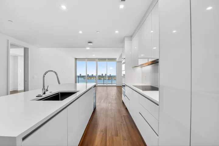 Kitchen with Intracoastal view