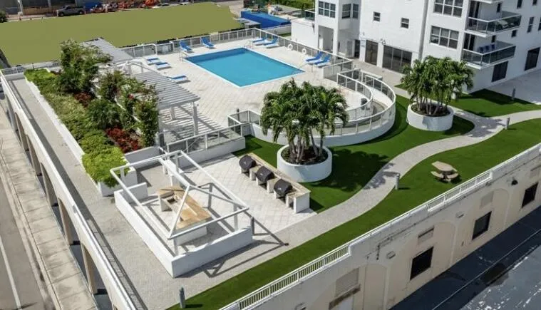 pool deck