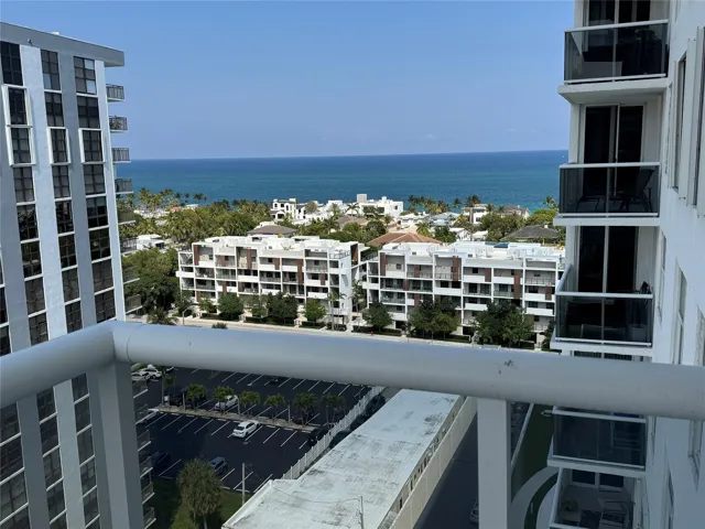 view from balcony
