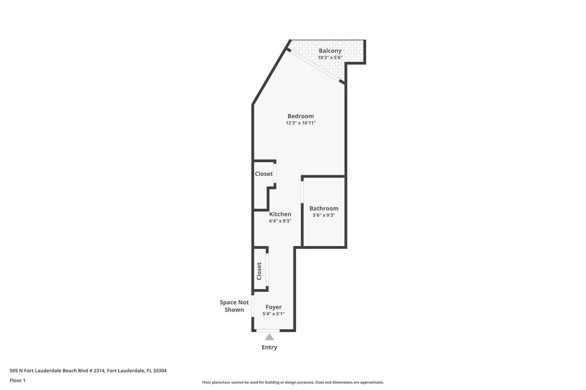 Floor plan Unit# 2314