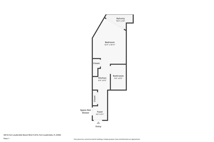Floor plan Unit# 2314