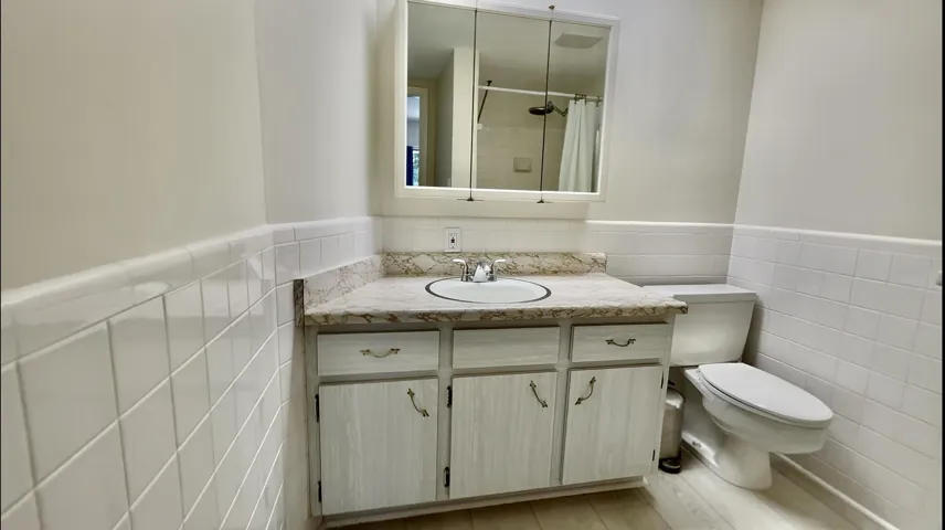 Primary bathroom with shower