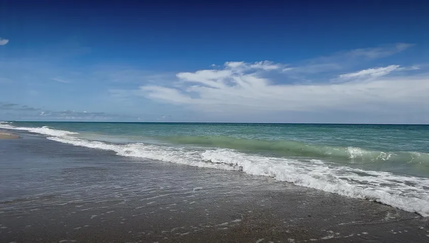 Beach by the community