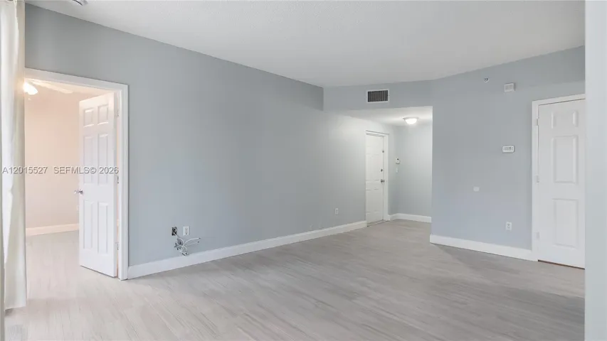 Primary Bedroom to the left. Front door in the center. laundry door is on the right side.