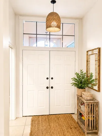 Double front doors