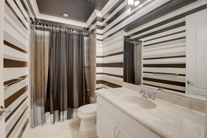 Lower level bath