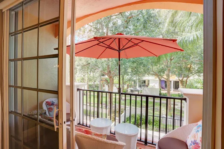 Dining room balcony