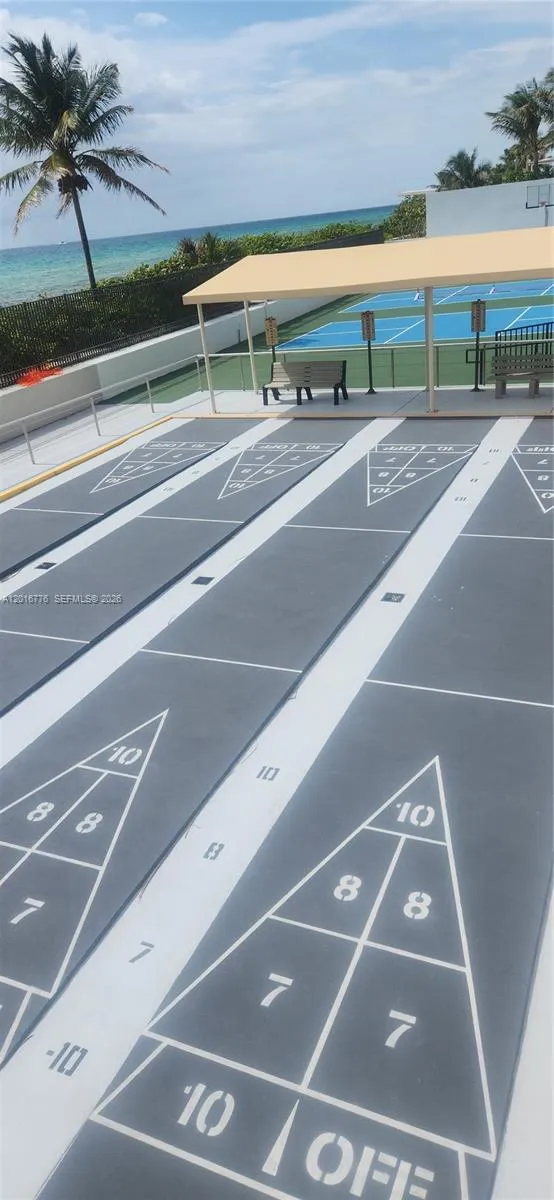 shuffleboard courts