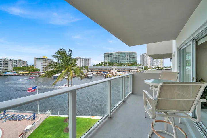 Intracoastal view form balcony