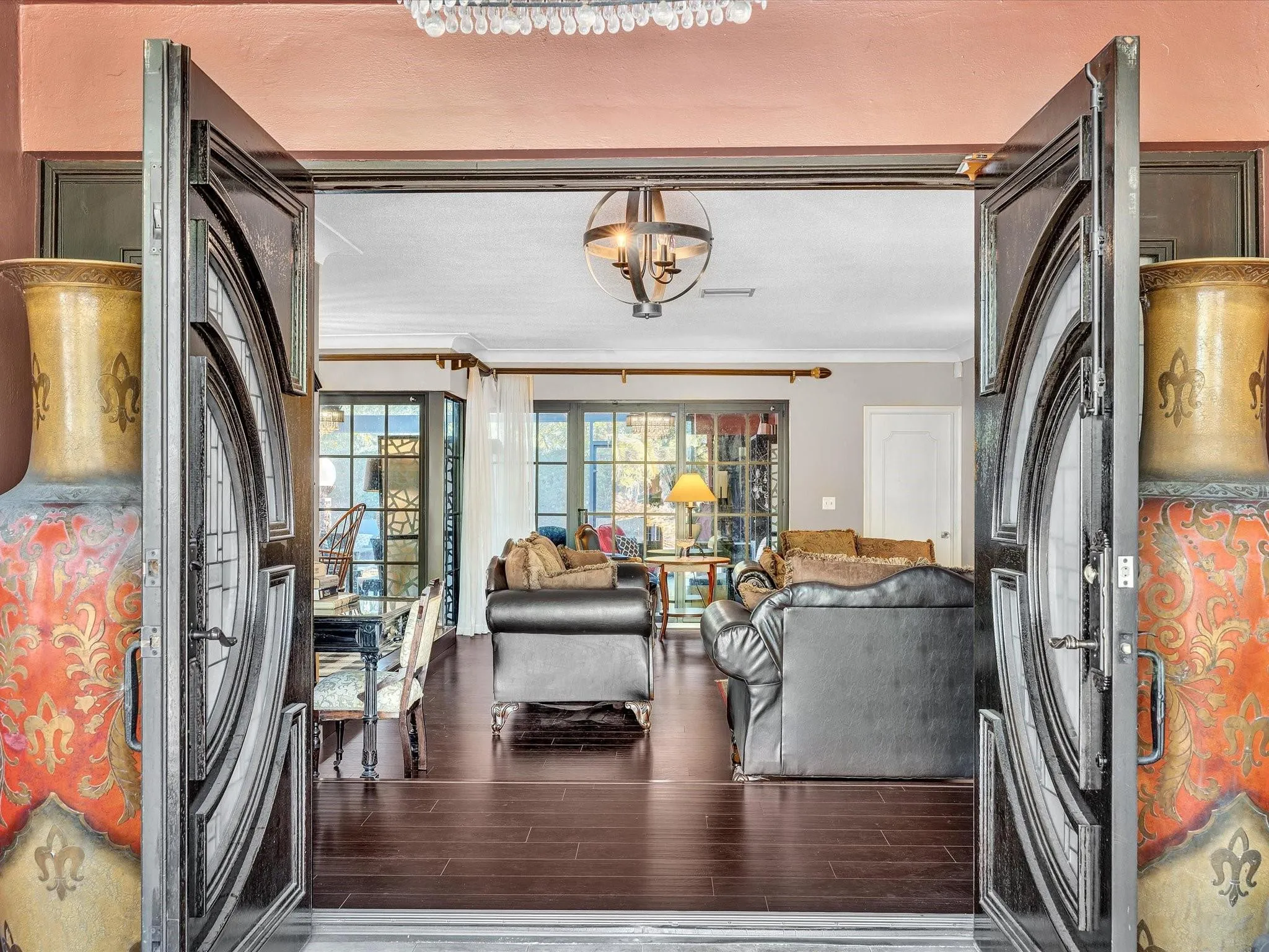 Images may include digital enhancements and/or virtual staging for illustrative purposes